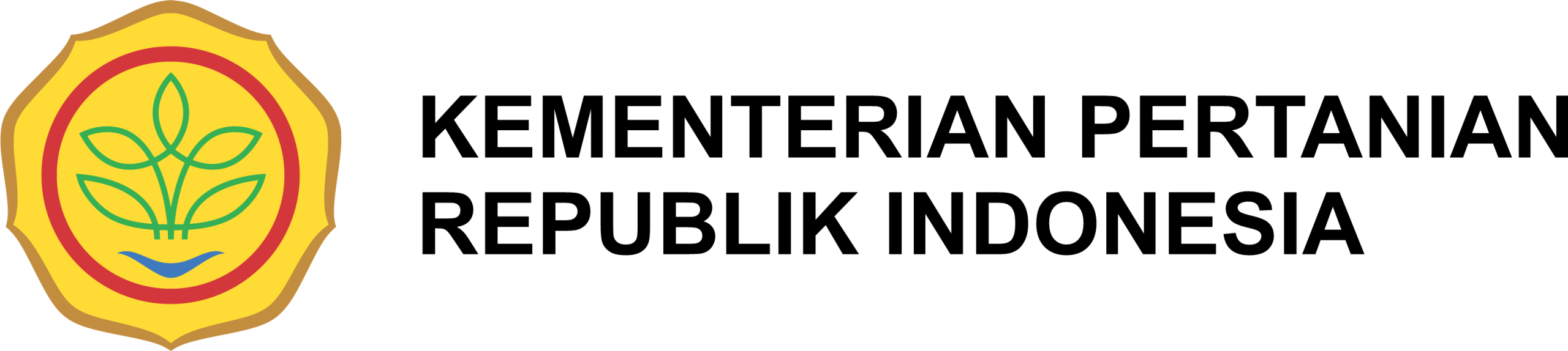 Logo Kementerian Pertanian Republik Indonesia With Text Black