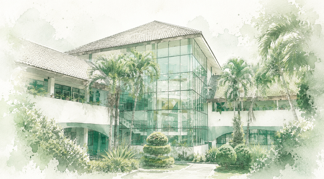 Tropical Courtyard Glass Atrium copy